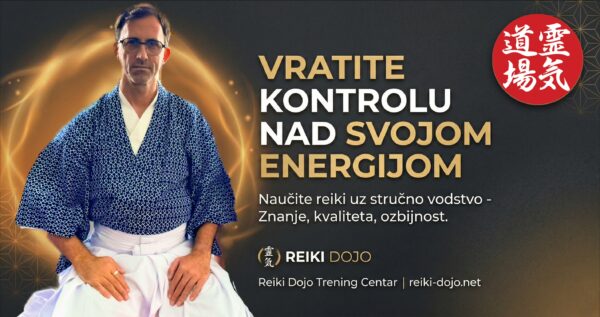 Reiki majstor učitelj Danijel Salijević u Reiki Dojo trening centru - naučite reiki kroz stručno vodstvo i tradicionalne metode