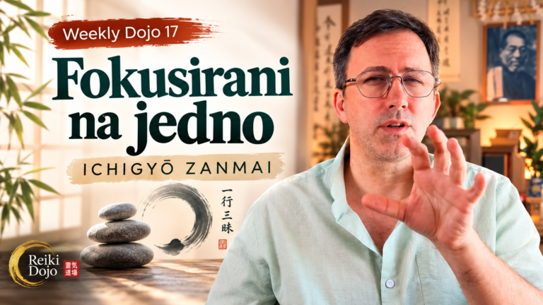Danijel Salijević u Weekly Dojo videu o fokusu i principu Ichigyō Zanmai – fokusirani na jedno